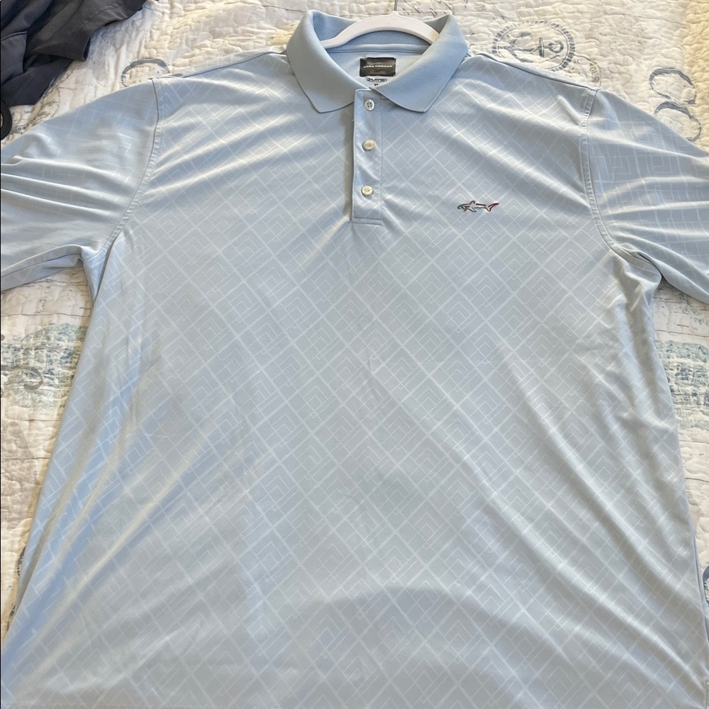 Greg Norman Collection Light Blue Polo Shirt